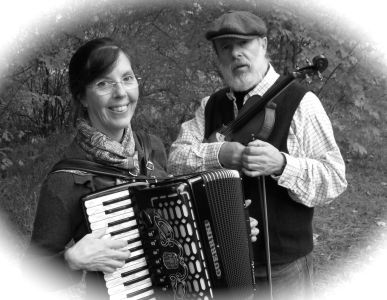 Allison and Hunt play accordion, fiddle, and much more Allison and Hunt play accordion, fiddle, and much more